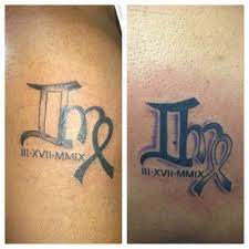 Virgo Leo Tattoos Virgo Tattoo Gemini Tattoo Gemini Tattoo Designs