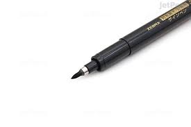 Ohuhu 72 colors brush & chisel tips marker. Zebra Disposable Brush Pen Medium Jetpens