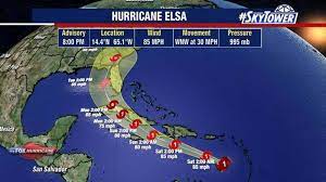 Elsa menaces the caribbean on its way to the southeast us. Chnoygwj02lnmm