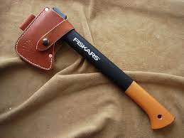 Hand Made Fiskars Hatchet Sheath By Jre Axe Sheath Leather Sheath Leather Axe Sheath