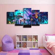 Galaxy theme rick and morty art wallpapers. Rick Morty Inspired Canvas Wall Art Canvasx Net