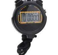 Water Resistant Digital Stopwatch with Lap Counter