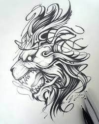 Lion Tattoo Design Lion Tattoo Drawing Sketch Pencil Ink Doodle Lion Tattoo Sketch Tattoo Design Lion Tattoo Design