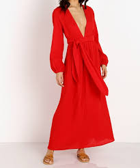 Mara Hoffman Luna Maxi Red