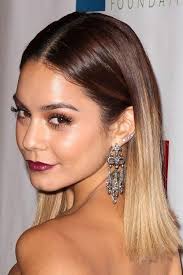 Vanessa Hudgens Straight Medium Brown Ombre Two Tone Hairstyle Shoulderlengthbrunetteh Vanessa Hudgens Hair Vanessa Hudgens Short Hair Medium Hair Styles