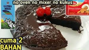 Oleh karena itu sajian ini cocok disajikan bagi orang yang sedang sakit tenggorokan. Biskuit Cake Dengan 2 Bahan No Oven No Mixer No Kukus Cemilan Lebaran 2 Bahan Youtube
