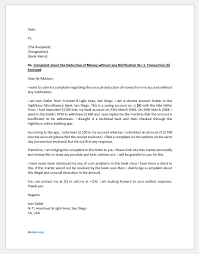 Check spelling or type a new query. Complaint Letter To Bank For Usual Deduction Of Money Document Hub