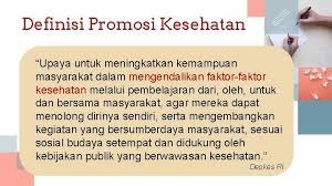 Maybe you would like to learn more about one of these? Promosi Kesehatan Nurjanah Skm M Kes Kompetensi Setelah