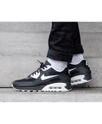 Nike Air Max 90 Essential Trainers In Black White Nike Air Max Nike Air Max 90 Nike Air Max 90 Mens