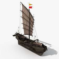 Chinese Old Ship 03 3d Model Chinese Boat Wooden Ship Models Warship Model