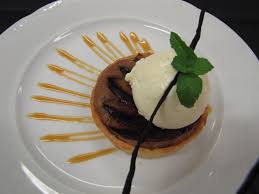 Plum And Chestnut Frangipane Tartlet With Creme Fraiche Ice Cream Tartlets Creme Fraiche Eggs Benedict