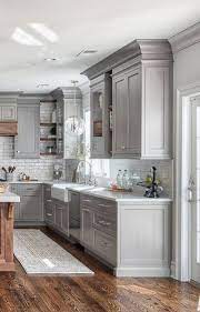 Also, without molding, contemporary kitchen cabinets can be taller and provide more storage for kitchens that lack horizontal storage space. Pai Play Kitchen Cabinet Crown Molding Ideas
