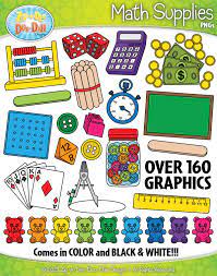 Math Supplies Clipart Zip A Dee Doo Dah Designs Art School Supplies Math Clipart Math Art
