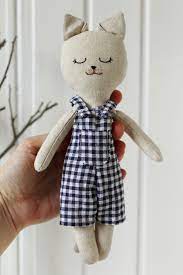 Cat Doll Cat Doll Cloth Dolls Handmade Sewing Stuffed Animals