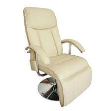 Dimensions du fauteuil de relaxation hyriel : Vidaxl Fauteuil Relaxation Massage Relaxant Massant Electrique Blanc Creme Massage Chair Artificial Leather Massage