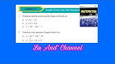 Soal dan kunci jawaban uas pas matematika kelas 4 semester 1. Ayo Kita Berlatih 3 1 No 1 8 Hal 86 87 Matematika Kelas 8 Bab 3 Relasi Dan Fungsi Youtube
