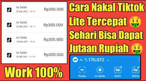 Check spelling or type a new query. Cara Nuyul Tiktok Lite Terbaru 2021 Trik Nakal Aplikasi Penghasil Uang Part 1 Youtube