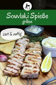 Souvlaki Rezept Die Griechischen Grill Spiesse Selber Machen Rezept Souvlaki Rezept Rezepte Spiesse Rezept