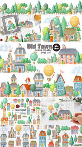 Old Town Scene Creator In 2020 Clip Art Scene Creator Old Town
