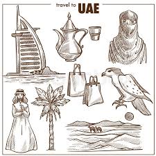 Image Result For Uae Culture Sketch Travel Sketches Art Dubai Art