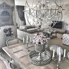 Gorgeous Interior Silver Living Room