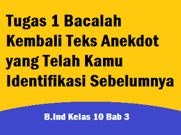 We did not find results for: Tugas 1 Bacalah Kembali Teks Anekdot Yang Telah Kamu Identifikasi Sebelumnya Operator Sekolah