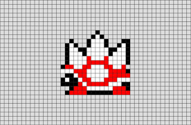 Spike Shell Mario Pixel Art Pixel Art Lego Art Pixel Art Design