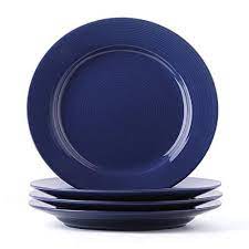 Le Tauci Ceramic Dinner Plate Set 10 Inch For Breakfast Dinner Set Of 4 True Blue All4hiking Com Dinner Plate Sets Plates Plate Sets