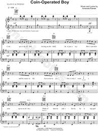 Letra 'coin operated boy' añadir a favoritas guardar en playlist. The Dresden Dolls Coin Operated Boy Sheet Music In G Major Transposable Download Print Sku Mn0065075
