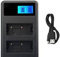 Amazon.com : LCD USB Dual Battery Charger for Fujifilm X100F ...