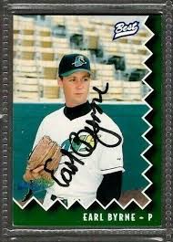 1997 Best #6 Earl Byrne Orlando Rays Baseball Card signed autograph (A13)