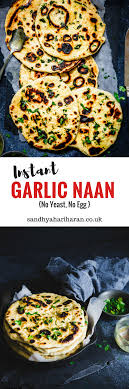 Garlic Naan Recipe No Yeast Easy Homemade Naan Bread Recipe Naan Recipe Recipes Naan Recipe No Yeast