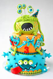 Awesome Monster Cake Kindertorte Geburtstagskuchen Kind Geburtstagstorte