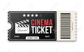 Zum ansehen oder zum drucken der. Cinema Ticket On White Background Movie Ticket Template In Black And Red Colors Lizenzfrei Nutzbare Vektorgrafiken Clip Arts Illustrationen Image 118969984