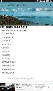 This application is an activity calendar in malaysia which contains important dates. Kalendar Kuda 2019 Baru For Android Apk Download