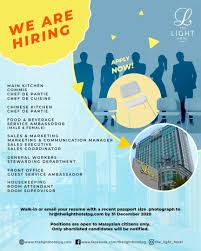 Work in penang is an exclusive jobs site for jobs in penang; Jawatan Kosong On Twitter The Light Hotel Penang Jobs Vacancies Available For Main Kitchen F B Marketing Sales Front Office Housekeeping Https T Co 7li7yr3pgz Hotelkini Thelighthotelpenang Hoteljobs Penanghoteljobs Https T Co Pek5lh4zaw