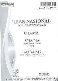 Berikut latihan soal un smp mts sekolah menengah pertama madrasah tsanawiyah tahun pelajaran 2016 2017 yang sudah bisa diunduh. Top Pdf Soal Un Geografi 2016 2 123dok Com