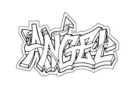 Graffiti Coloring Pages Angel Graffiti Bilder Graffiti Schrift Graffiti