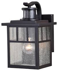 Mission Dualux 7 Outdoor Motion Sensor Wall Light Oil Burnished Bronze Craftsman Outdoor Wall Lights And Sconces By Ownax