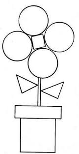 Resultado de imagen de dibujos con figuras geometricas para niños