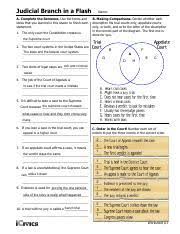In this lesson, students learn the basics of our judicial system civics worksheet the executive branch answer key also icivics … there are three branches of government: Mariana Teran Mariana Teran Judicial Branch In A Flash Activities Fillable Mariana Teran P Judicial Branch In A Flash A Complete The Course Hero
