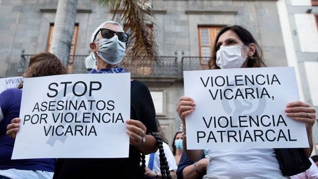 Protestas en contra de la violencia vicaria y patriarcal, do AI tạo