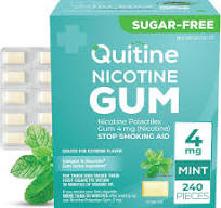 Amazon.com: Quitine Goma de mascar de nicotina de 4 mg ...