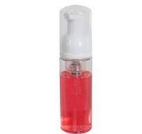 50mL Clear PET Foaming-Style Cylinder Bottle with Foaming Pump & Over-Cap