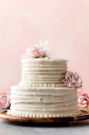 Start by asking how many people the couple is expecting at the reception depending on what kind of filling you're using, it can usually be made well in advance. Simple Homemade Wedding Cake Recipe Sally S Baking Addiction