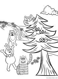 The little green one ; Yo Gabba Gabba Coloring Pages Tv Film Brobee Foofa And Toodee 2020 11865 Coloring4free Coloring4free Com