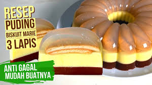 Check spelling or type a new query. Resep Puding Biskuit Regal 3 Lapis Mudah Buatnya Anti Gagal Youtube
