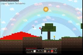 Drop one sand or gravel down each resulting hole and it'll clear the water. Minecraft 2d 1 3 Water Lava Physics Video Dailymotion