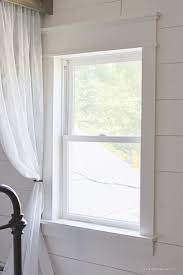 Painting the molding around the windows doesn't have to be a difficult chore. Farmhouse Window Trim Interior Window Trim Farmhouse Trim Farmhouse Window Trim