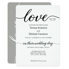 Christian Wedding Love Never Fails Invitation Zazzle Com Pink Wedding Invitations Script Wedding Invitations Elegant Wedding Invitations